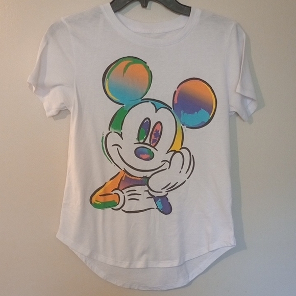 Colorful Mickey Mouse Kids T-Shirt - Picture 1 of 5